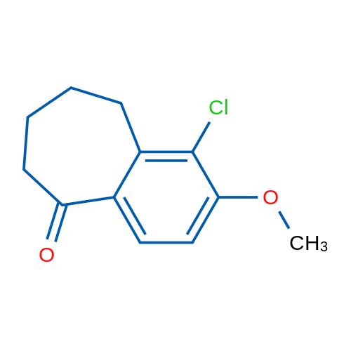 1-Chloro-2-methoxy-6,7,8,9-tetrahydro-5H-benzo[7]annulen-5-one 1g