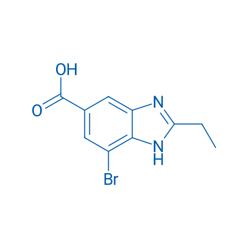 7-Bromo-2-ethyl-1H-benzo[d]imidazole-5-carboxylic acid 1g