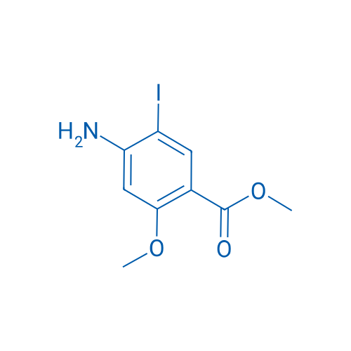Methyl 4-amino-5-iodo-2-methoxybenzoate 250mg