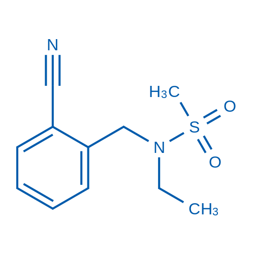 N-(2-Cyanobenzyl)-N-ethylmethanesulfonamide 100mg