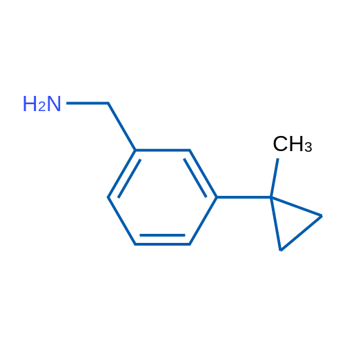 [3-(1-Methylcyclopropyl)phenyl]methanamine 1g