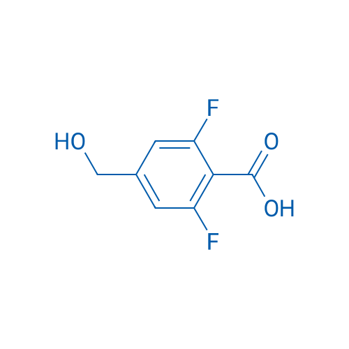 2,6-Difluoro-4-(hydroxymethyl)benzoic acid 250mg