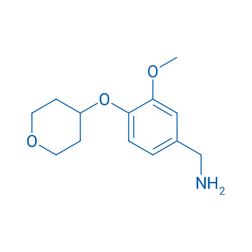 (3-Methoxy-4-((tetrahydro-2H-pyran-4-yl)oxy)phenyl)methanamine 1g