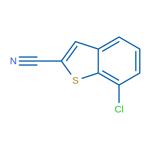 7-Chlorobenzo[b]thiophene-2-carbonitrile 1g