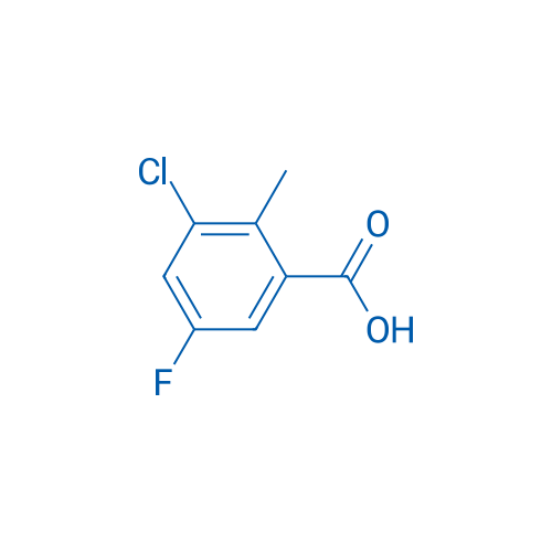 3-Chloro-5-fluoro-2-methylbenzoic acid 1g