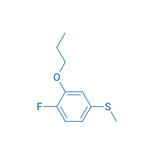 (4-Fluoro-3-propoxyphenyl)(methyl)sulfane 1g