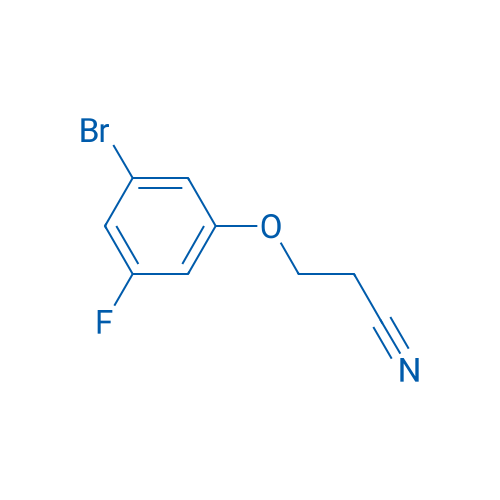 3-(3-Bromo-5-fluorophenoxy)propanenitrile 1g