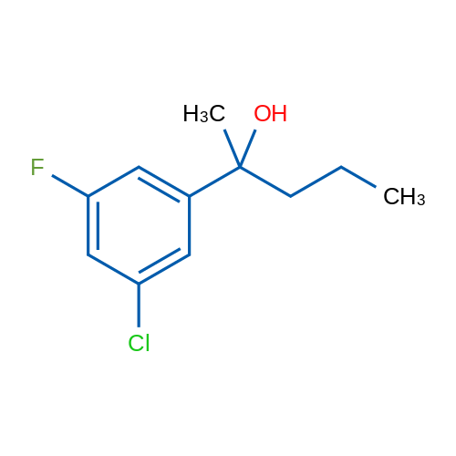 2-(3-Chloro-5-fluorophenyl)pentan-2-ol 1g