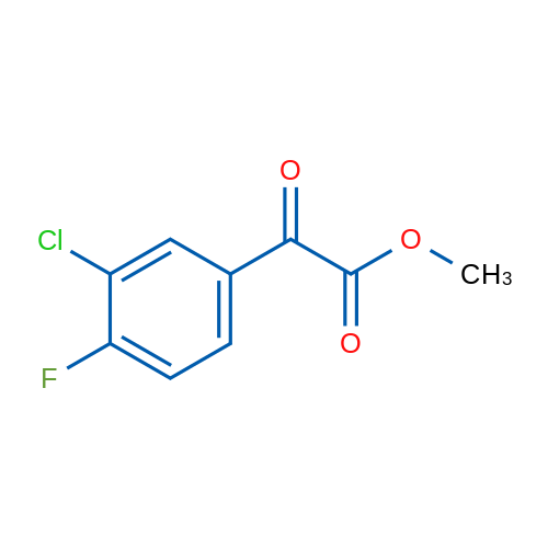 Methyl 2-(3-chloro-4-fluorophenyl)-2-oxoacetate 1g