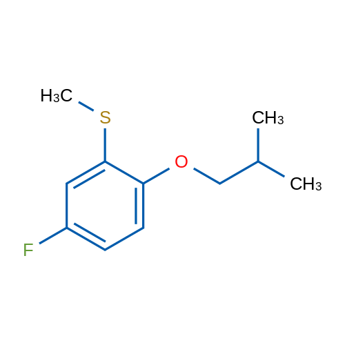 (5-Fluoro-2-isobutoxyphenyl)(methyl)sulfane 1g