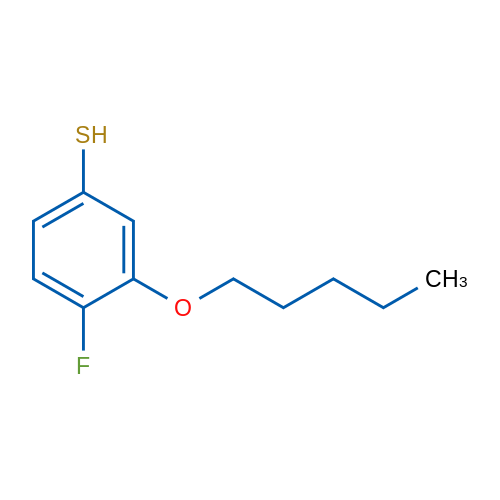 4-Fluoro-3-(pentyloxy)benzenethiol 1g