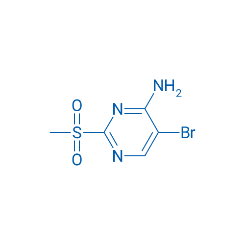 5-Bromo-2-(methylsulfonyl)pyrimidin-4-amine 250mg
