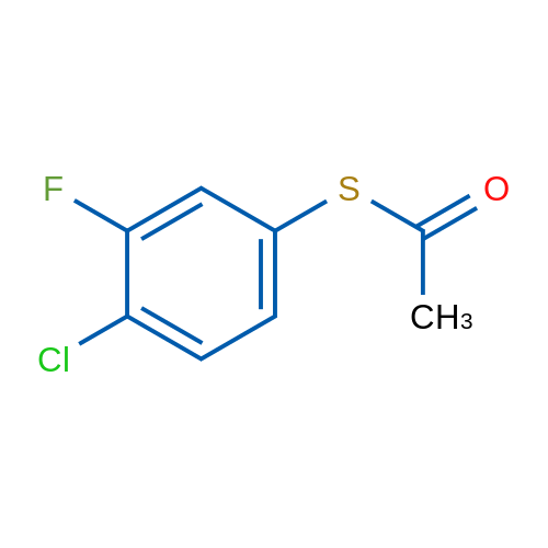 S-(4-Chloro-3-fluorophenyl) ethanethioate 1g