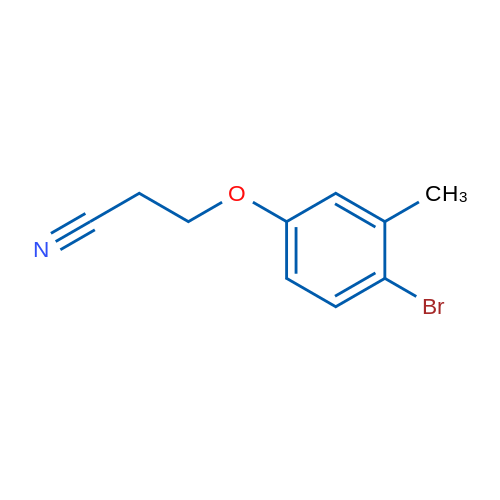 3-(4-Bromo-3-methylphenoxy)propanenitrile 1g