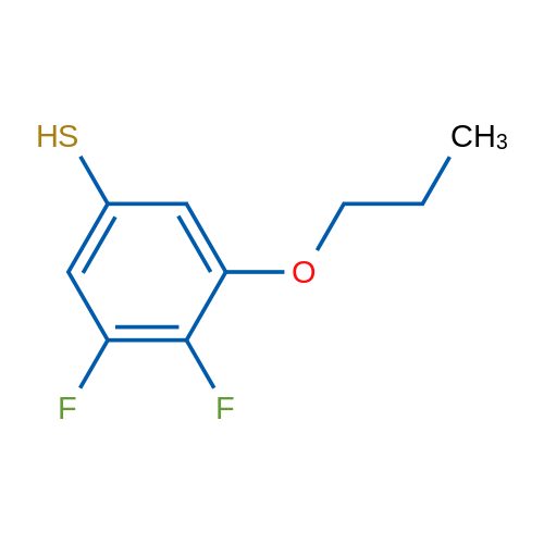 3,4-Difluoro-5-propoxybenzenethiol 1g