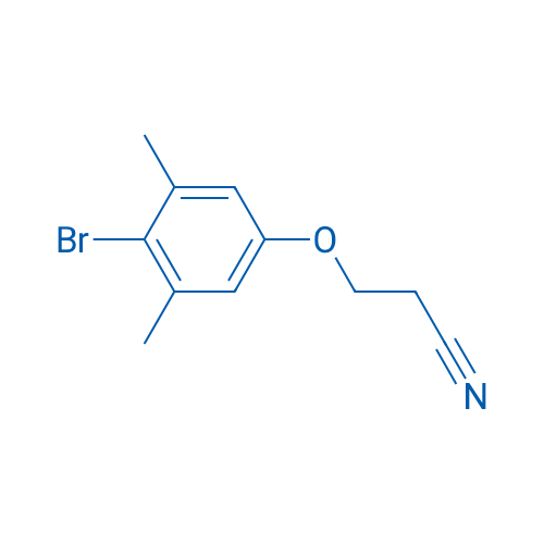 3-(4-Bromo-3,5-dimethylphenoxy)propanenitrile 1g