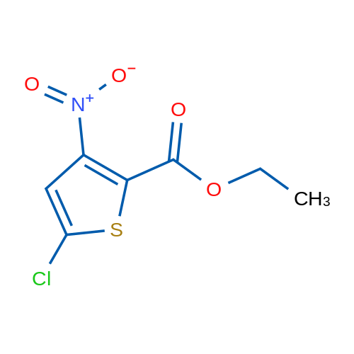 Ethyl 5-chloro-3-nitrothiophene-2-carboxylate 5g