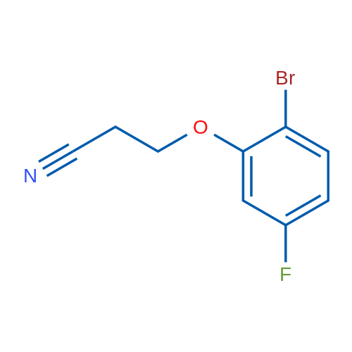 3-(2-Bromo-5-fluorophenoxy)propanenitrile 1g