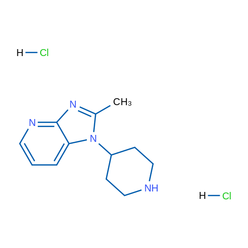 4-{2-Methyl-1H-imidazo[4,5-b]pyridin-1-yl}piperidine dihydrochloride 1g