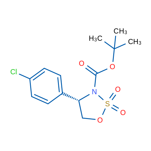 (S)-3-Boc-4-(4-chlorophenyl)-1,2,3-oxathiazolidine 2,2-dioxide 1g