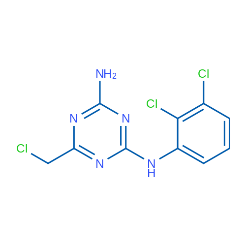 6-(Chloromethyl)-N2-(2,3-dichlorophenyl)-1,3,5-triazine-2,4-diamine 1g