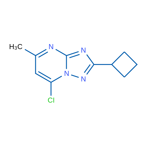 7-Chloro-2-cyclobutyl-5-methyl-[1,2,4]triazolo[1,5-a]pyrimidine 5g