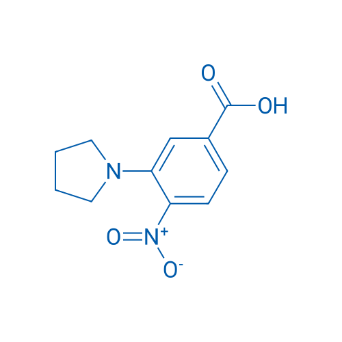 4-Nitro-3-(pyrrolidin-1-yl)benzoic acid 1g