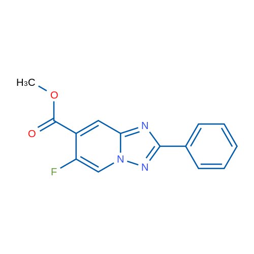Methyl 6-fluoro-2-phenyl-[1,2,4]triazolo[1,5-a]pyridine-7-carboxylate 1g