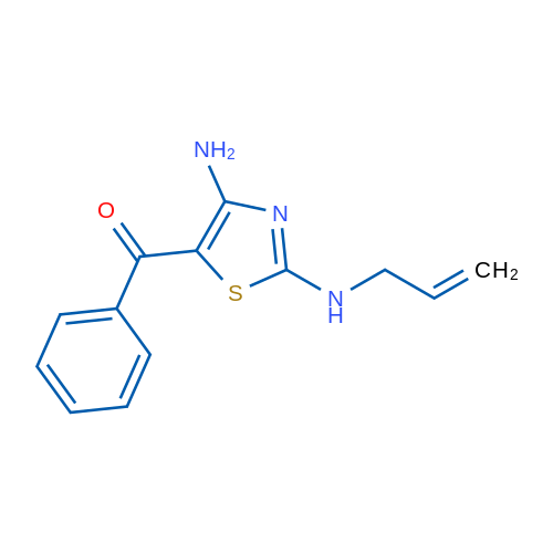 5-Benzoyl-N2-(prop-2-en-1-yl)-1,3-thiazole-2,4-diamine 1g