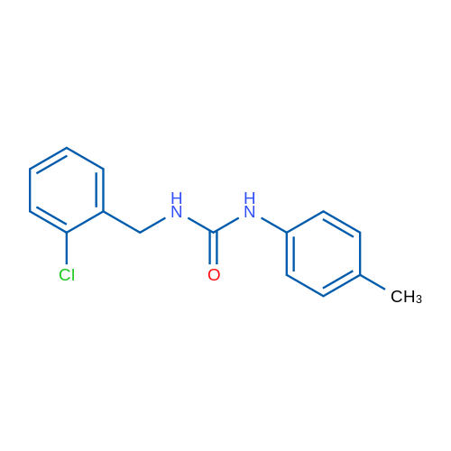 3-[(2-Chlorophenyl)methyl]-1-(4-methylphenyl)urea 50mg