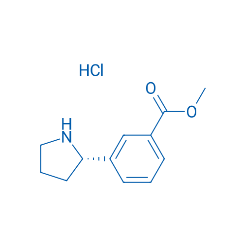(S)-Methyl 3-(pyrrolidin-2-yl)benzoate hydrochloride 250mg
