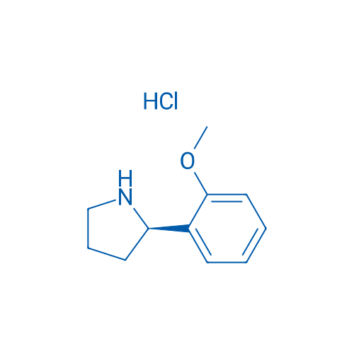 (R)-2-(2-Methoxyphenyl)pyrrolidine hydrochloride 50mg