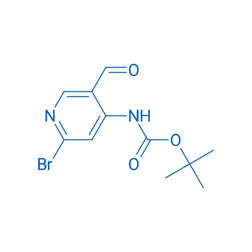 tert-Butyl (2-bromo-5-formylpyridin-4-yl)carbamate 100mg