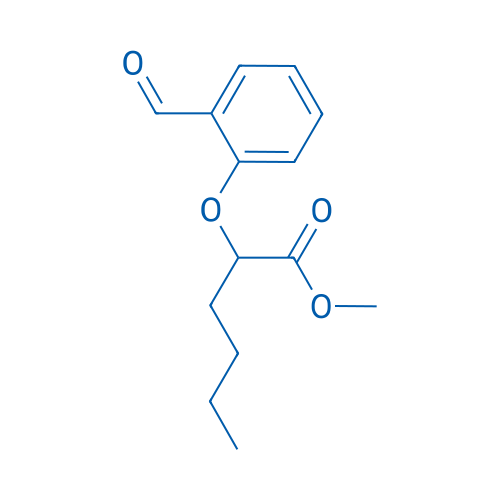 Methyl 2-(2-formylphenoxy)hexanoate 250mg