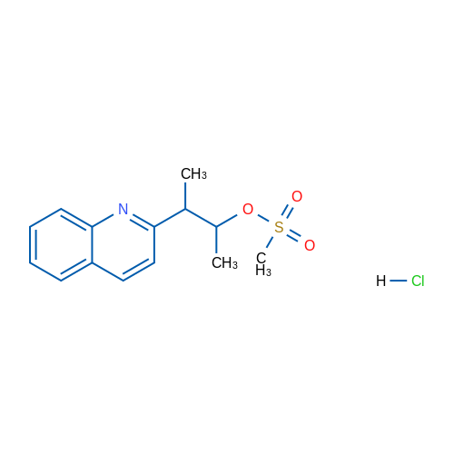 3-(Quinolin-2-yl)butan-2-yl methanesulfonate hydrochloride 1g