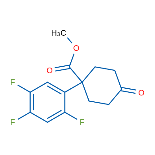 Methyl 4-Oxo-1-(2,4,5-trifluorophenyl)cyclohexanecarboxylate 250mg
