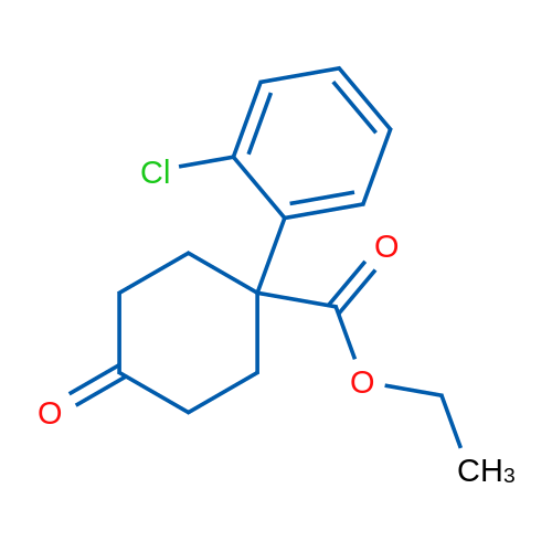 Ethyl 1-(2-Chlorophenyl)-4-oxocyclohexanecarboxylate 250mg