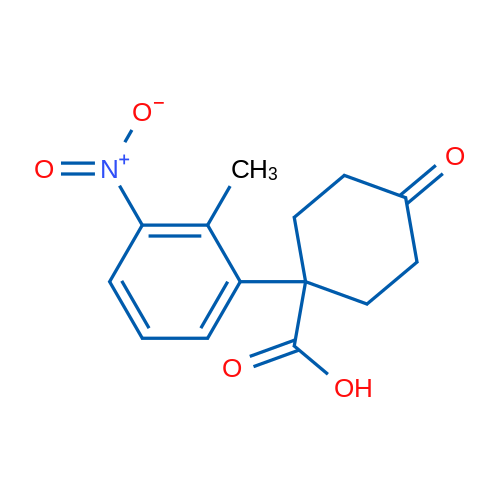 1-(2-Methyl-3-nitrophenyl)-4-oxocyclohexanecarboxylic Acid 1g
