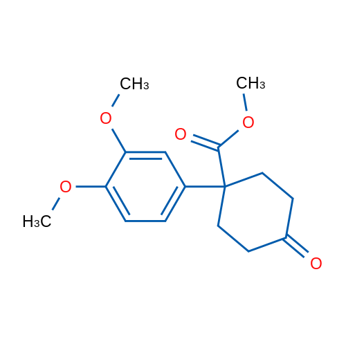 Methyl 1-(3,4-Dimethoxyphenyl)-4-oxocyclohexanecarboxylate 250mg
