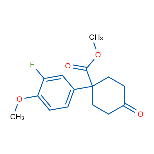 Methyl 1-(3-Fluoro-4-methoxyphenyl)-4-oxocyclohexanecarboxylate 1g