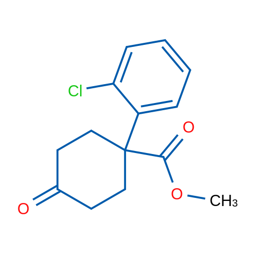 Methyl 1-(2-Chlorophenyl)-4-oxocyclohexanecarboxylate 250mg