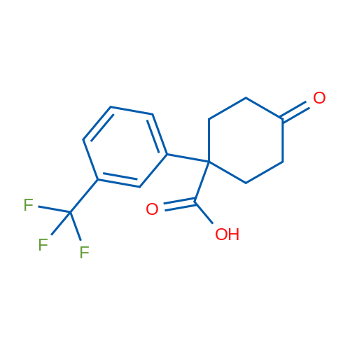 4-Oxo-1-[3-(trifluoromethyl)phenyl]cyclohexanecarboxylic Acid 5g