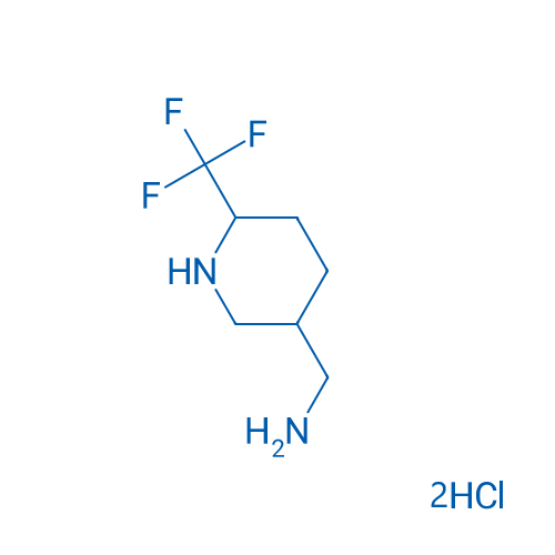 5-(Aminomethyl)-2-(trifluoromethyl)piperidine Dihydrochloride 100mg