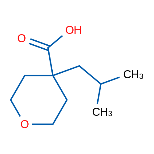 4-Isobutyltetrahydro-2H-pyran-4-carboxylic acid 100mg