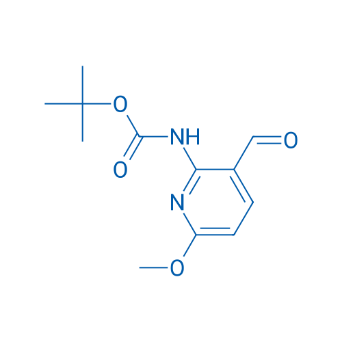 tert-Butyl (3-formyl-6-methoxypyridin-2-yl)carbamate 250mg