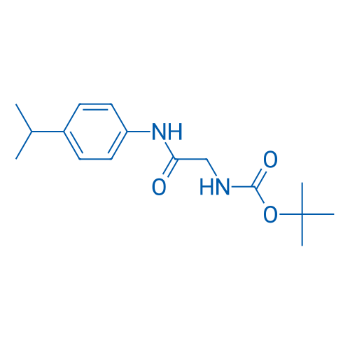 tert-Butyl N-({[4-(propan-2-yl)phenyl]carbamoyl}methyl)carbamate 1g
