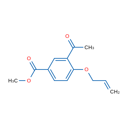 Methyl 3-acetyl-4-(allyloxy)benzoate 1g