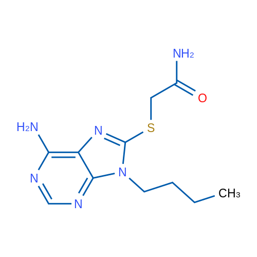 2-((6-Amino-9-butyl-9H-purin-8-yl)thio)acetamide 5g