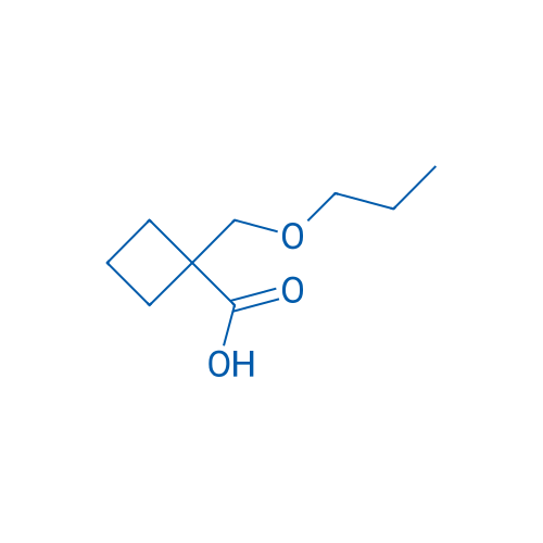 1-(Propoxymethyl)cyclobutane-1-carboxylic acid 250mg