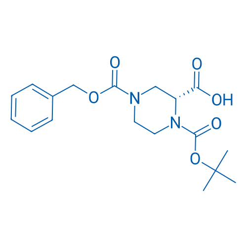 (R)-4-((Benzyloxy)carbonyl)-1-(tert-butoxycarbonyl)piperazine-2-carboxylic acid 250mg